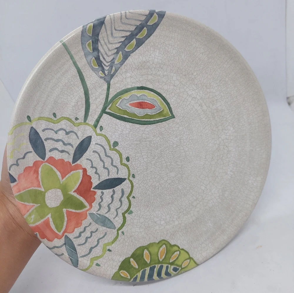 Crate and Barrel Melamine Salad Dessert Plate 8.5